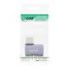 Adaptador USB4 InLine, ficha/conector fêmea USB-C direita/esquerda em ângulo, alumínio, cinzento