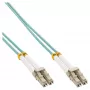 Cabo de fibra ótica duplex LC/LC InLine 50/125µm OM3 10m