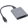 Leitor de cartões InLine USB 3.2 USB-C ou USB-A, para cartões CFexpress tipo B