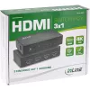 Switch HDMI InLine, 3 portas, 4K2K@60Hz, HDCP 2.2