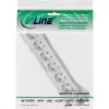 Régua de tomadas InLine 6 tomadas Schuko CEE 7/3 branco 5m