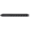 Intellinet PDU 19 polegadas 1U para rack 7 tomadas proteção contra sobretensão 16 A cabo 3 m