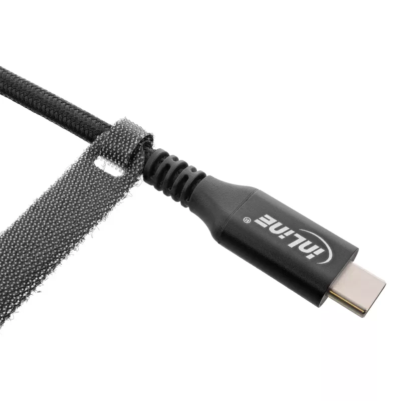 Abraçadeiras de velcro InLine 12x125mm 10 unid. preto