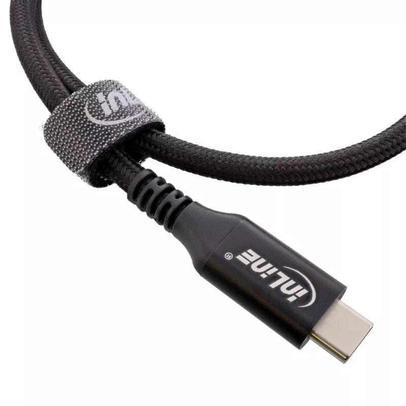 Abraçadeiras de velcro InLine 12x125mm 10 unid. preto