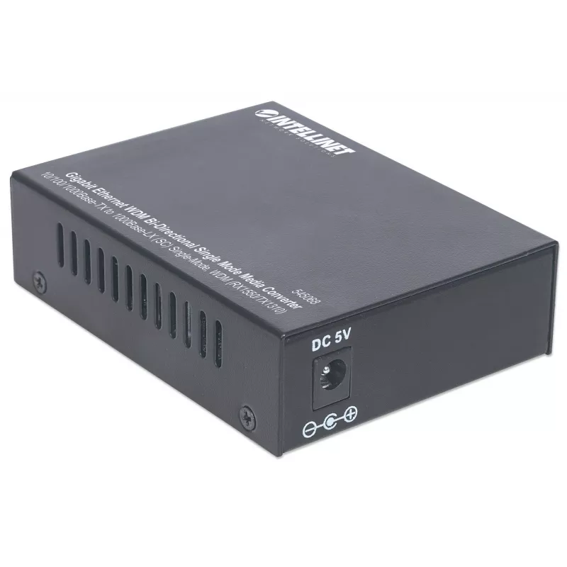 Conversor de suporte Intellinet Gigabit Ethernet WDM bidirecional 545068