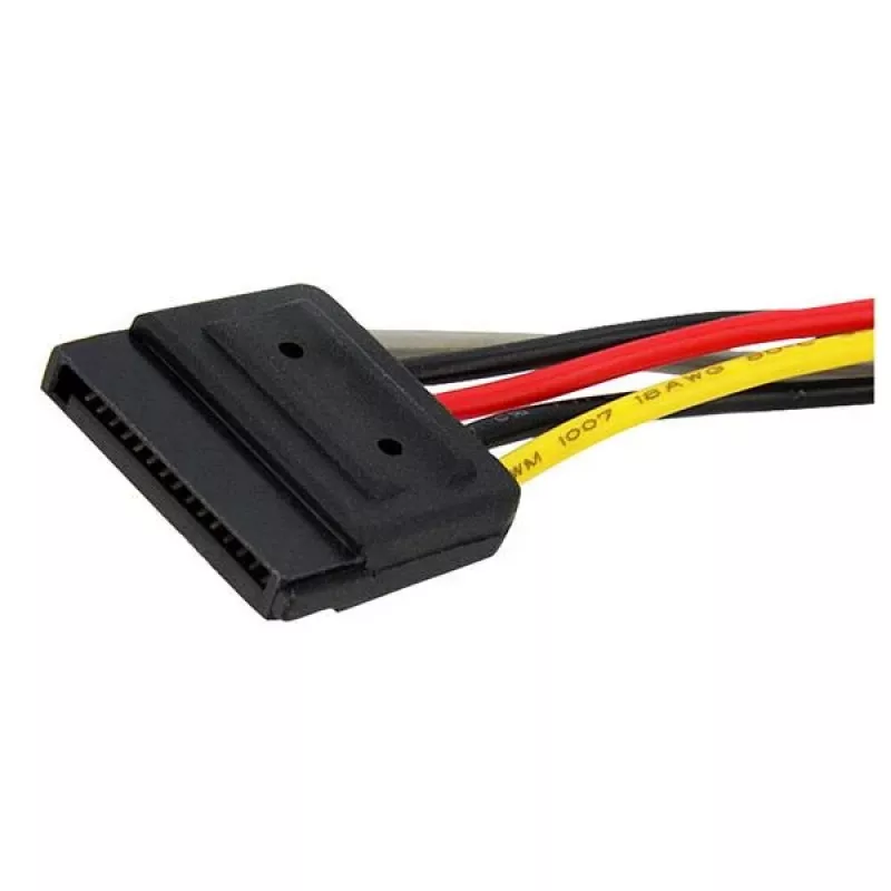Cabo adaptador divisor de alimentação SATA em Y StarTech.com 15 cm - M/F