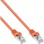 Cabo de rede InLine SF/UTP Cat.5e laranja 7,5 m