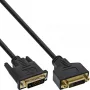 Cabo DVI-D InLine Premium 24+1 macho para fêmea Dual Link banhado a ouro 2 m