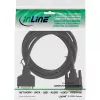 Cabo DVI-D InLine Premium 24+1 macho para fêmea Dual Link banhado a ouro 2 m