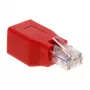Adaptador crossover InLine RJ45 macho para fêmea 69994K
