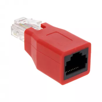 Adaptador crossover InLine RJ45 macho para fêmea 69994K