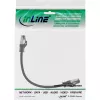 Cabo de rede InLine S/FTP PiMF Cat.8.1 sem halogéneos 2000 MHz preto, 0,25 m