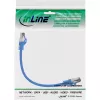 Cabo de rede InLine S/FTP PiMF Cat.8.1 sem halogéneos 2000MHz azul, 0,25 m