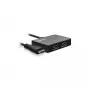 Splitter de cabo InLine HDMI 2 portas, 4K/60Hz, com cabo de alimentação USB, 0,5 m