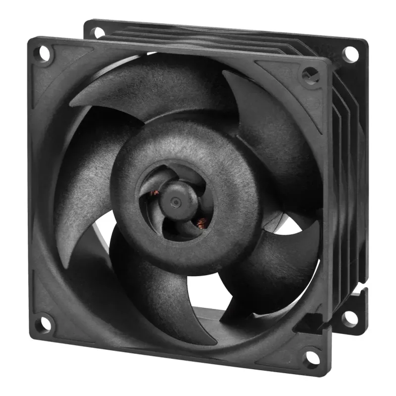 Ventoinha ARCTIC S8038-10K 80 mm 102 cfm rolamento de esferas duplo preto