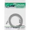 Cabo patch InLine plano, U/FTP, Cat.6A, TPE sem halogéneos, cinzento, 2 m