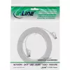 Cabo patch InLine plano, U/FTP, Cat.8.1, TPE sem halogéneos, branco, 2 m
