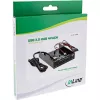 Hub de painel USB 3.0 InLine de 4 portas para baía de disquete de 3,5