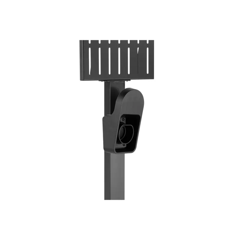 Suporte universal InLine para wallbox com suporte para cabo de carregamento EV, preto