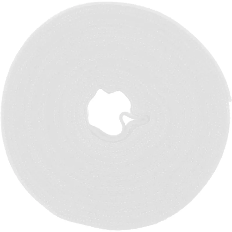 Abraçadeira de velcro InLine 10 m × 16 mm branco – abraçadeira de velcro reutilizável