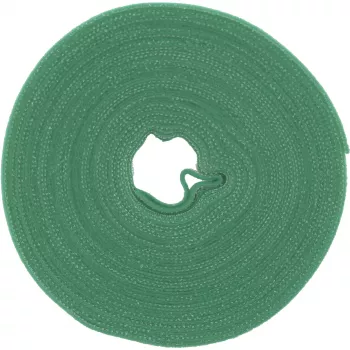 Abraçadeira de cabos com fecho de velcro InLine Band 16 mm, 10 m, verde