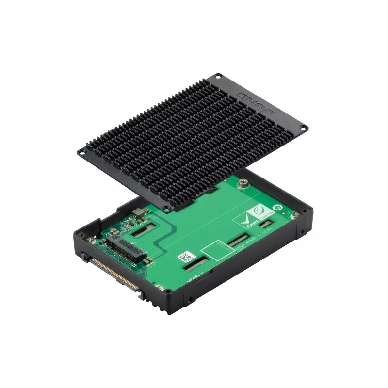 QNAP - QDA-UMP4 - Adaptador de interface - M.2 - PCIe 4.0 x4 (NVMe) - U.2