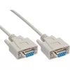 Cabo null modem InLine 9 pinos fêmea–fêmea B-12225, 5 m