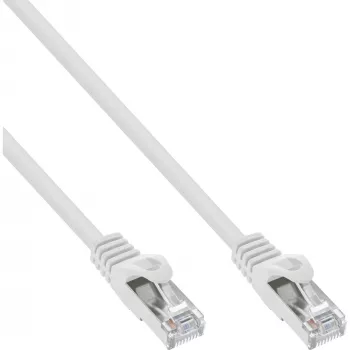 InLine B-72503W Embalagem a granel de 30 cabos patch, Cat.5e SF/UTP, branco, 3 m