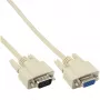 Cabo VGA InLine 15HD ficha/conector fêmea bege 10 m