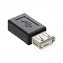 Adaptador Micro-USB InLine 31613 conector fêmea USB-A para conector fêmea Micro-USB-B