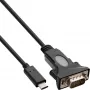 Cabo adaptador InLine USB-C para série, ficha USB-C / ficha DB9, 1,8 m