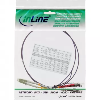 Cabo de fibra ótica duplex LC/ST InLine 88510P 10m OM4 50/125µm