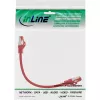 Cabo de rede S/FTP PiMF Cat.6 250MHz PVC cobre vermelho 0,25m InLine