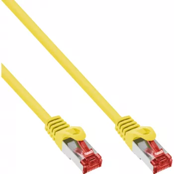 Cabo de rede S/FTP PiMF Cat.6 250MHz PVC cobre amarelo 30m InLine