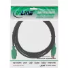 Cabo PS/2 InLine, M/F, preto/verde, contactos dourados, 3 m