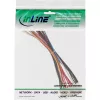 Adaptador de alimentação interno InLine 20 pinos fonte ATX para P8/P9 placa-mãe AT + interruptor 20/0,80m