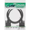 Cabo DVI-D InLine, Premium, 24+1 M/M, Dual Link, dourado, 2m