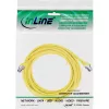 Cabo de rede InLine, S/FTP (PiMf), Cat.8.1, 2000MHz, sem halogéneos, amarelo, 5m