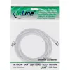 Cabo de rede InLine, S/FTP (PiMf), Cat.8.1, 2000MHz, sem halogéneos, branco, 5m