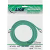 Cabo de rede InLine, S/FTP (PiMf), Cat.8.1, 2000MHz, sem halogéneos, verde, 10m
