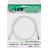 Cabo de rede InLine, S/FTP (PiMf), Cat.8.1, 2000MHz, sem halogéneos, branco, 3m