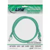 Cabo de rede InLine, S/FTP (PiMf), Cat.8.1, 2000MHz, sem halogéneos, verde, 3m