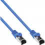 Cabo de rede InLine S/FTP PiMF Cat.8.1 sem halogéneos 2000 MHz azul, 15 m