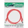 Cabo de patch InLine, S/FTP (PiMf), Cat.8.1, 2000MHz, sem halogéneos, vermelho, 2m