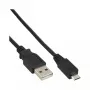 Cabo Micro USB 2.0 InLine, ficha USB Type-A / ficha Micro-B, preto, 5 m