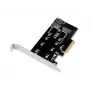 Adaptador Conceptronic EMRICK 2 em 1 M.2 SSD PCIe SATA AHCI NVMe