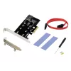 Adaptador Conceptronic EMRICK 2 em 1 M.2 SSD PCIe SATA AHCI NVMe