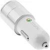 Carregador de automóvel USB InLine adaptador de alimentação Quick Charge 3.0, branco