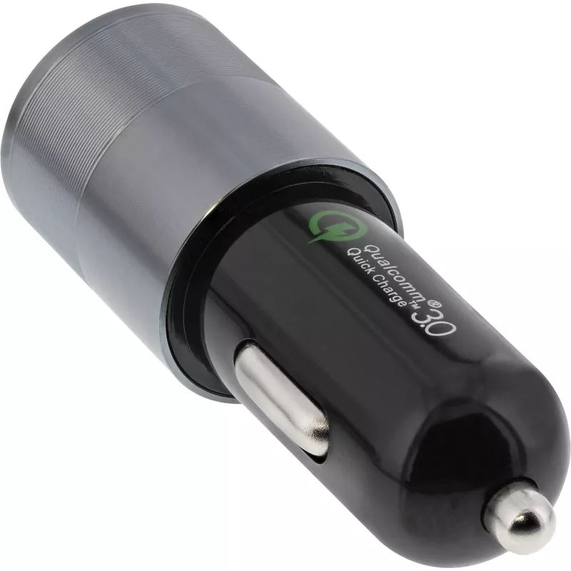 Carregador de automóvel USB InLine fonte de alimentação Quick Charge 3.0, preto