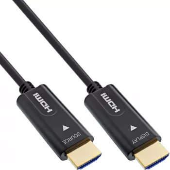 Cabo HDMI AOC InLine, High Speed HDMI com Ethernet, 4K/60 Hz, M/M 40 m